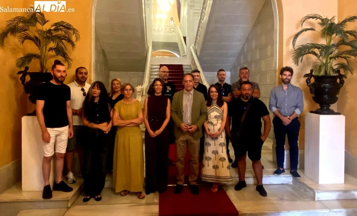 Presentación de los conciertos de Fiestas de Salamanca con representantes de los grupos locales participantes
