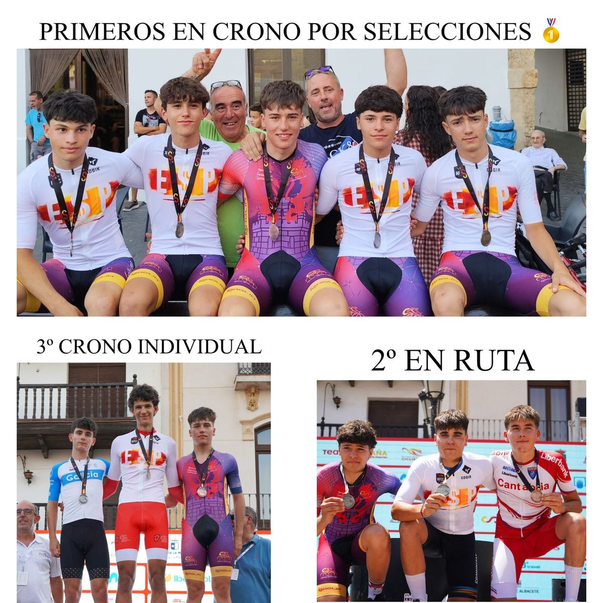 El Caja Rural de Salamanca-EKT logra cuatro medallas en el Campeonato de España escolar