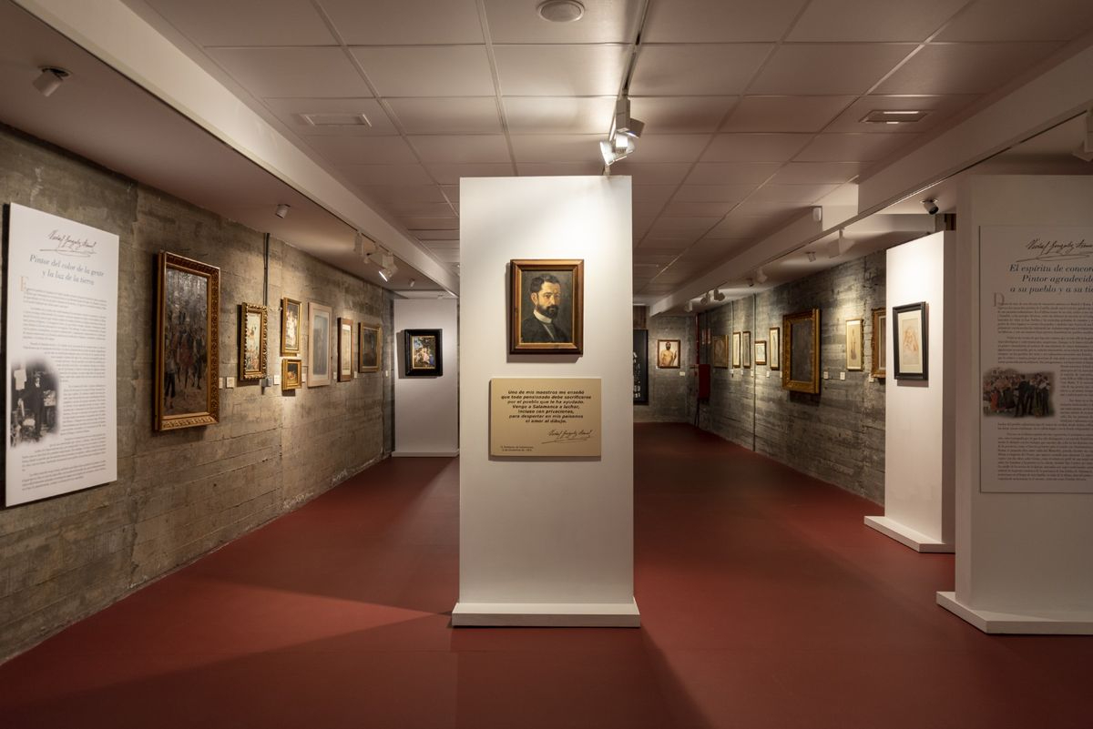 El artista de Vitigudino Vidal González Arenal expone en El Museo Diocesano, Palacio Episcopal