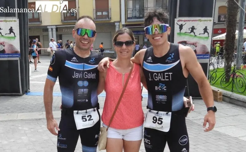 Foto 5 - La Escuela de Triatl&oacute;n Salmantina arrasa en el podio del Triatl&oacute;n de Alba de Tormes