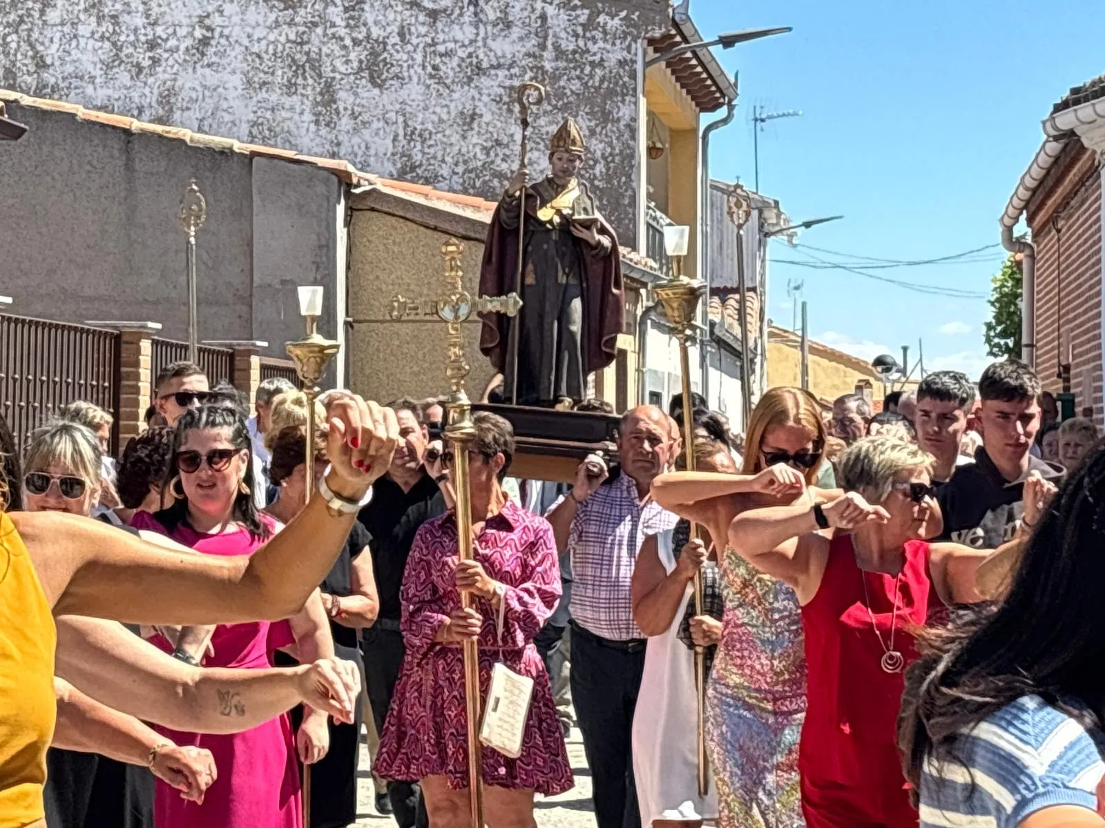 Procesión de San Agustín en Villaflores
