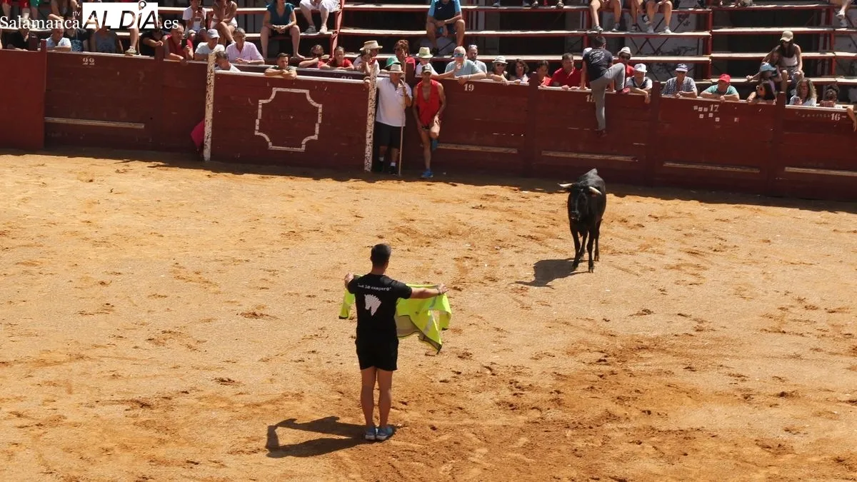 Los aficionados corrieron delante de los astados a lo largo de todo el recorrido