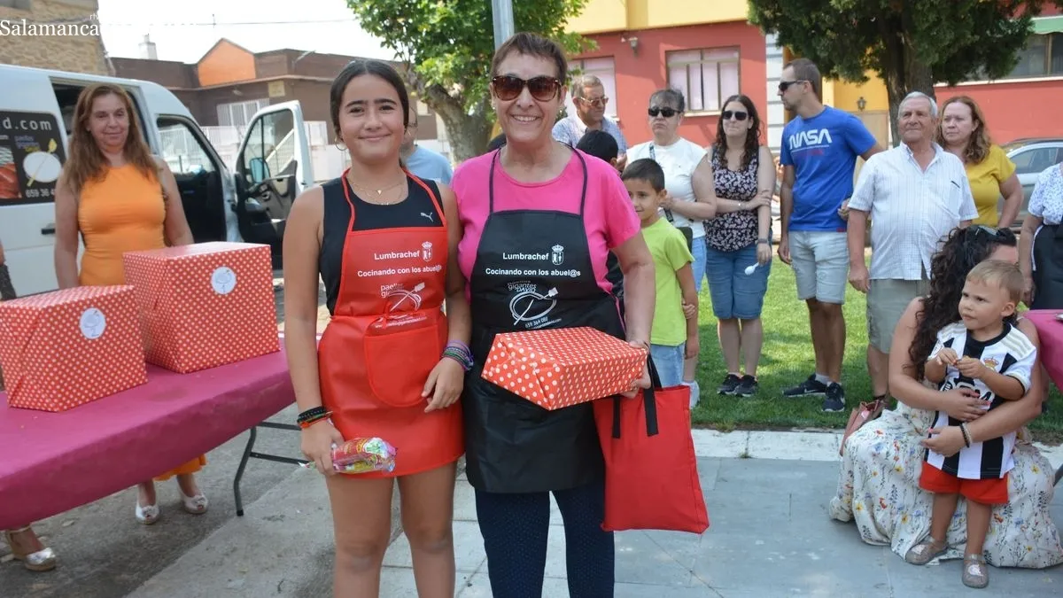El concurso de cocina Lumbrachef reunió a abuelas, nietos y nietas