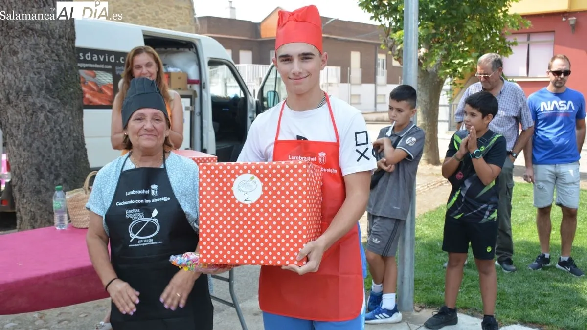 El concurso de cocina Lumbrachef reunió a abuelas, nietos y nietas