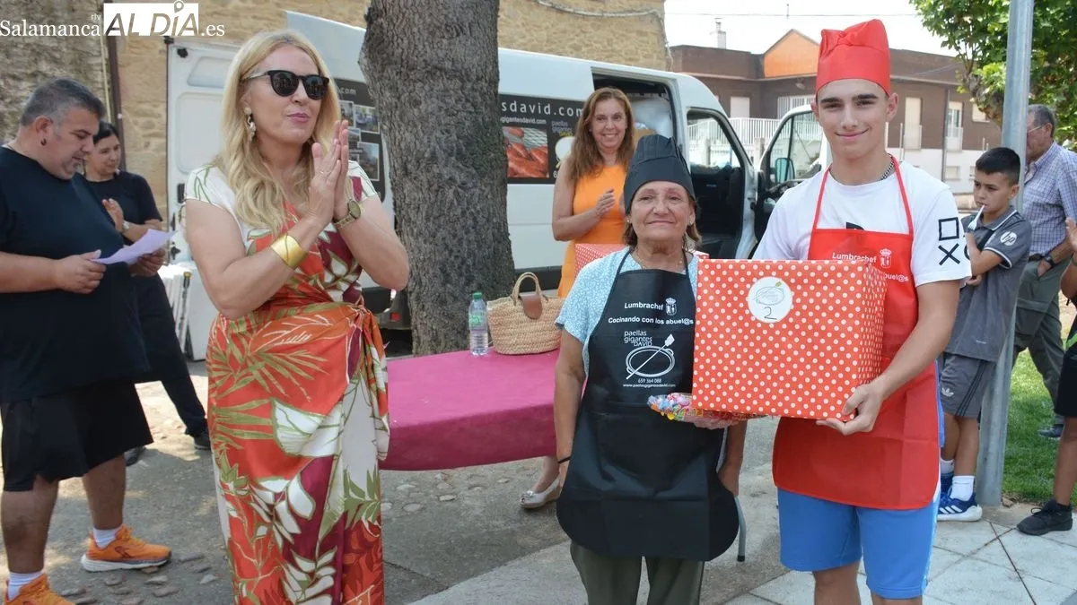 El concurso de cocina Lumbrachef reunió a abuelas, nietos y nietas