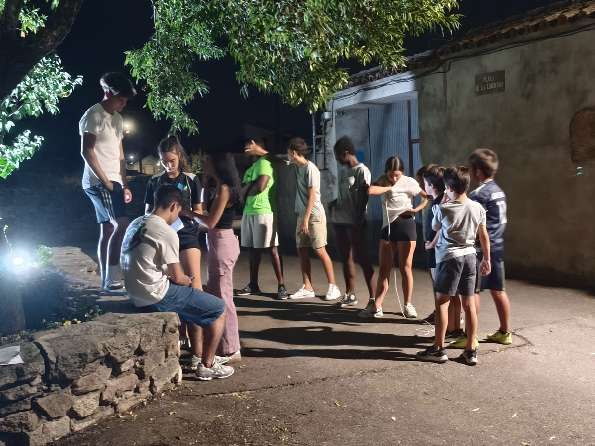 Talleres de juego tradicional desarrollados en Monleras impulsados por Escuelas Campesinas de Salamanca 