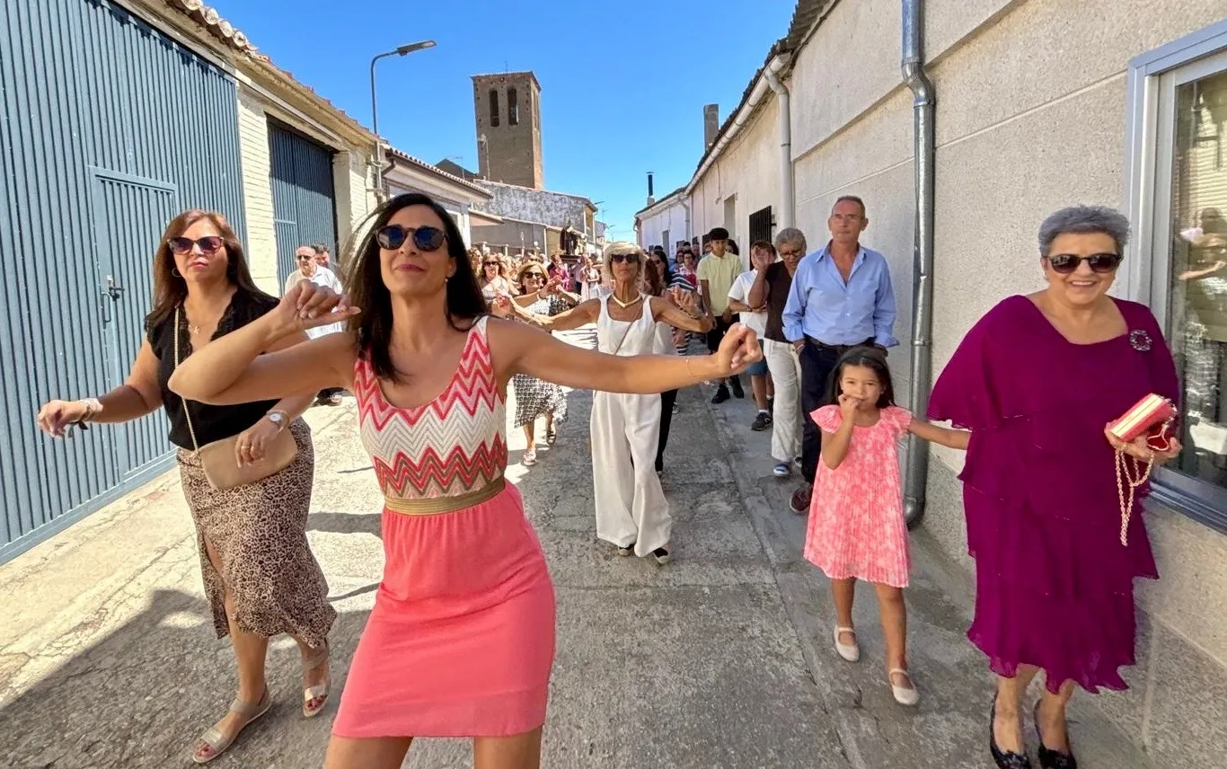 Procesión de San Agustín en Villaflores