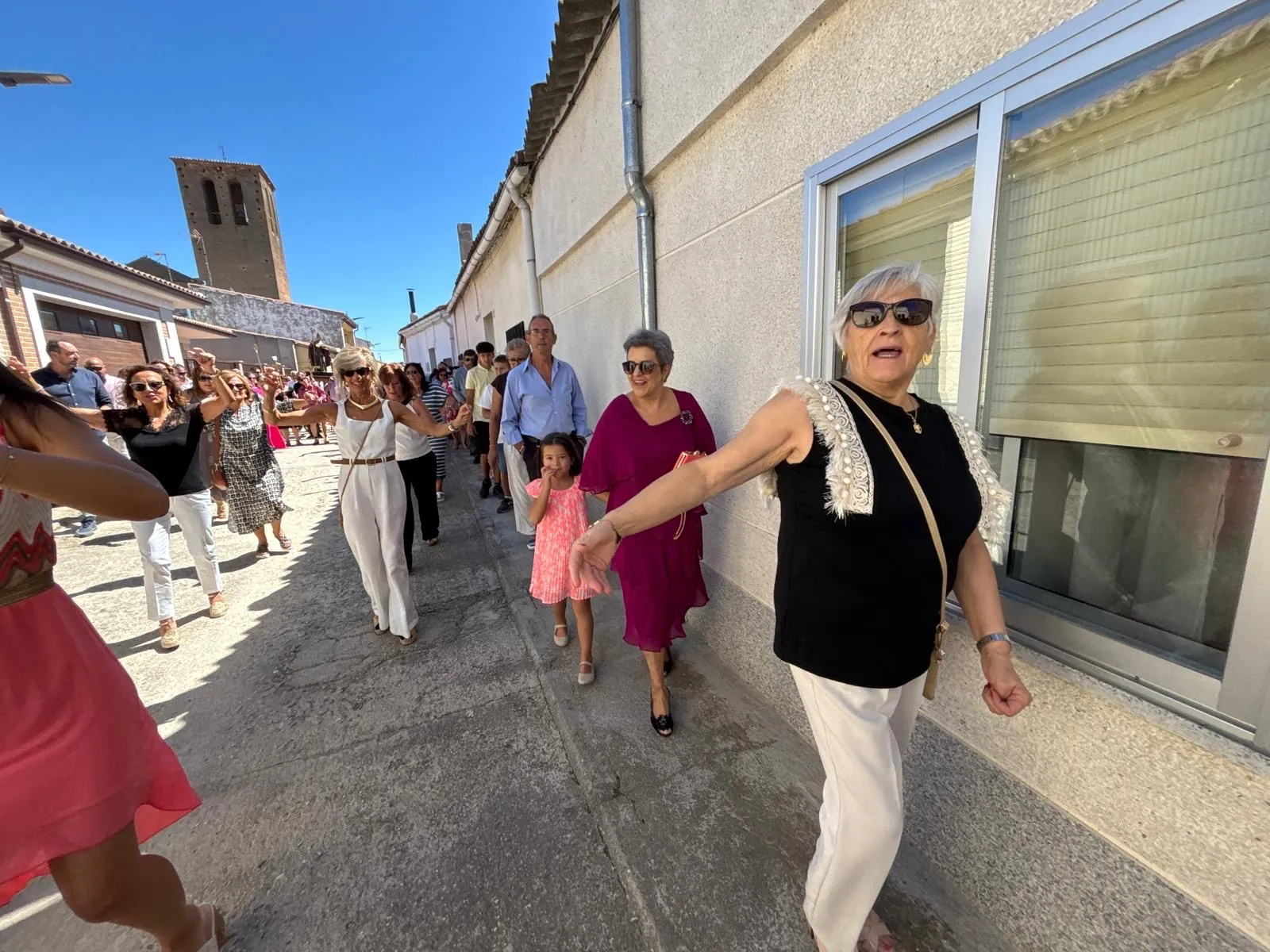 Procesión de San Agustín en Villaflores