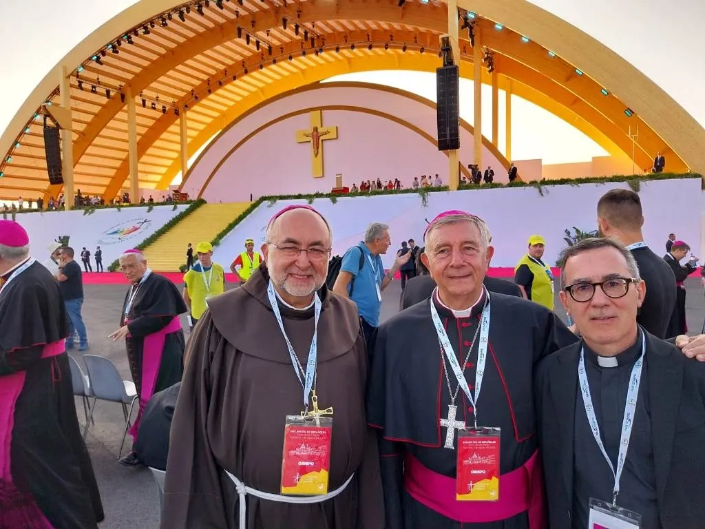 Foto 5 - Colof&oacute;n inolvidable del Jubileo de los J&oacute;venes para el grupo de la Di&oacute;cesis de Ciudad Rodrigo