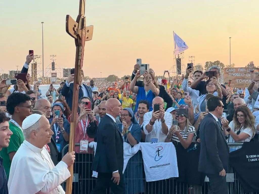 Foto 4 - Colof&oacute;n inolvidable del Jubileo de los J&oacute;venes para el grupo de la Di&oacute;cesis de Ciudad Rodrigo