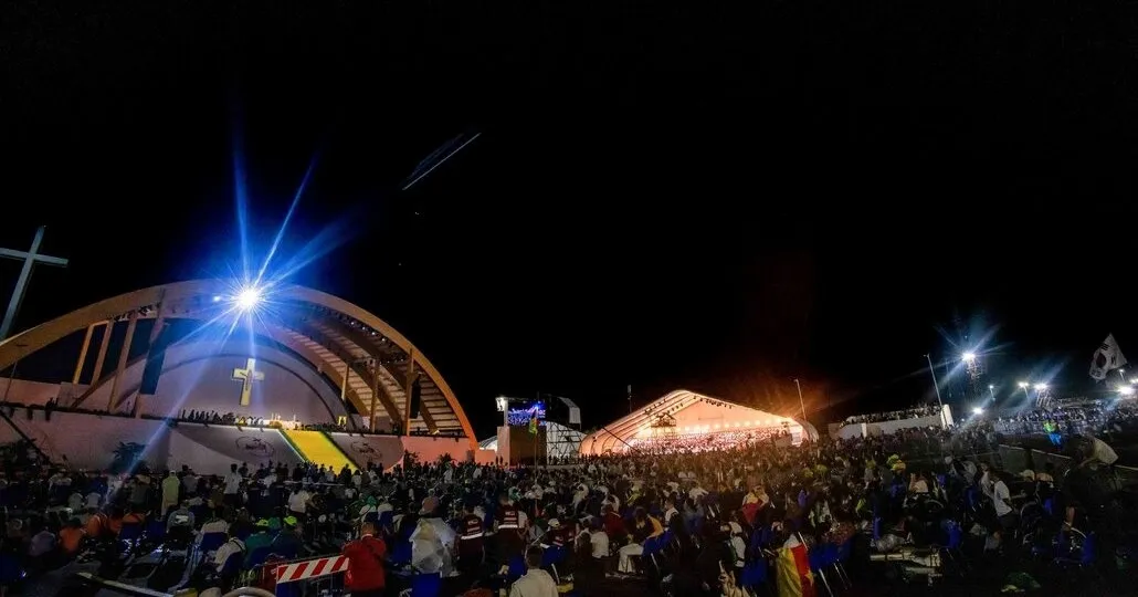 Foto 3 - Colof&oacute;n inolvidable del Jubileo de los J&oacute;venes para el grupo de la Di&oacute;cesis de Ciudad Rodrigo