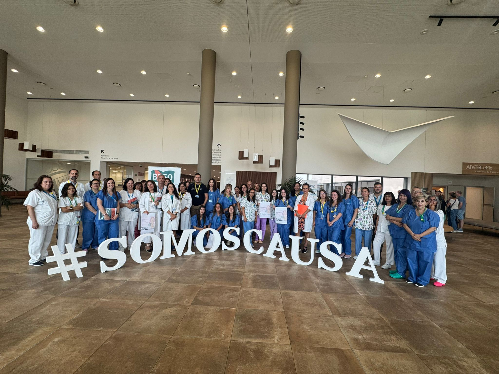 El Hospital Universitario de Salamanca celebra un acto de concienciación sobre la importancia de la lactancia materna