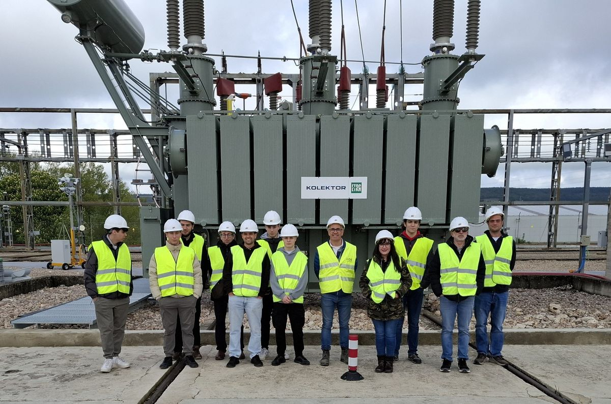i-DE, la distribuidora de Iberdrola, acerca sus instalaciones a los alumnos burgaleses de Padre Aramburu