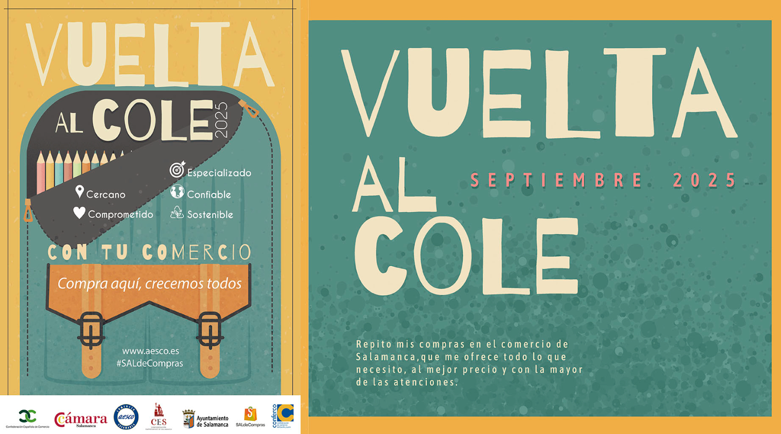 Vuelta al cole Salamanca: AESCO pide comprar en el local