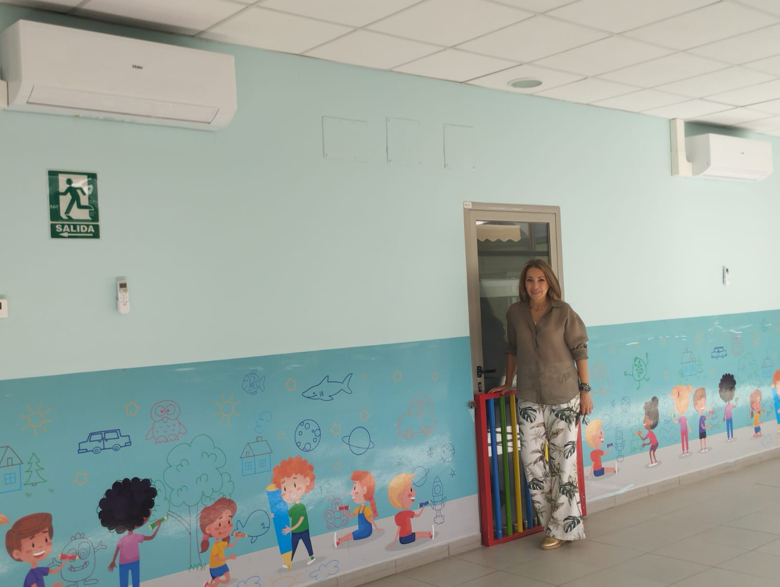 Santa Marta completa la climatización de la escuela infantil y renueva las paredes