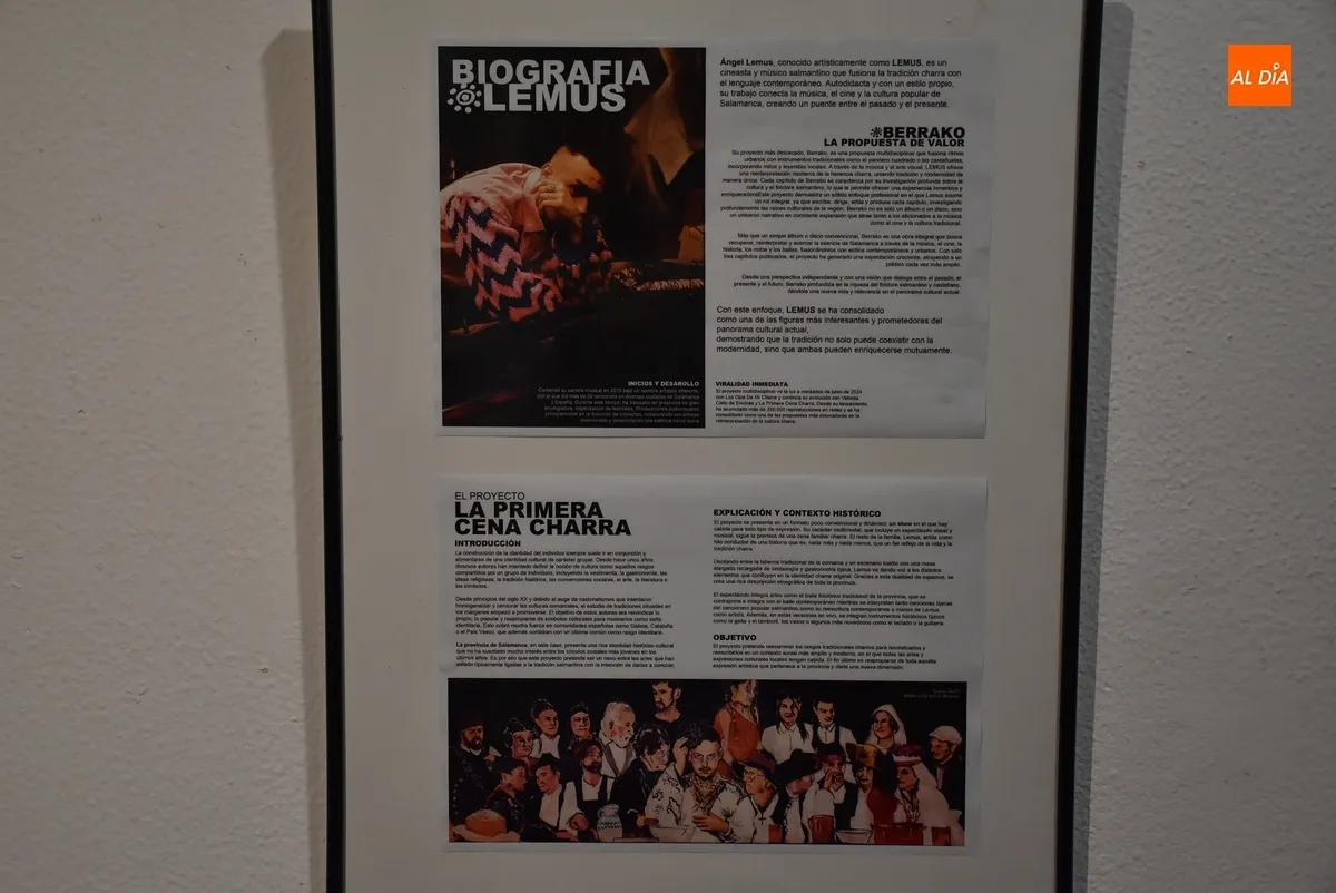Foto 4 - La Casa de la Cultura acoge el cuadro &lsquo;La primera cena charra&rsquo; del proyecto Berrako