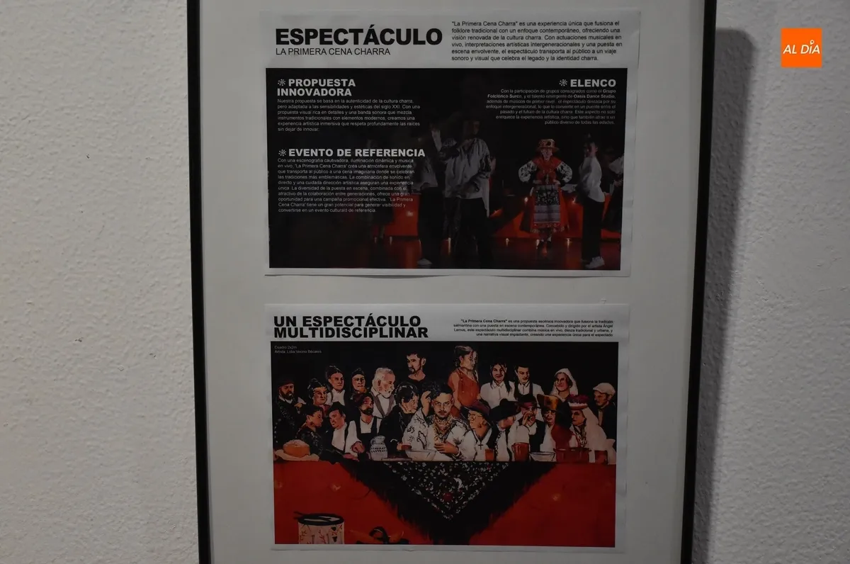 Foto 5 - La Casa de la Cultura acoge el cuadro &lsquo;La primera cena charra&rsquo; del proyecto Berrako