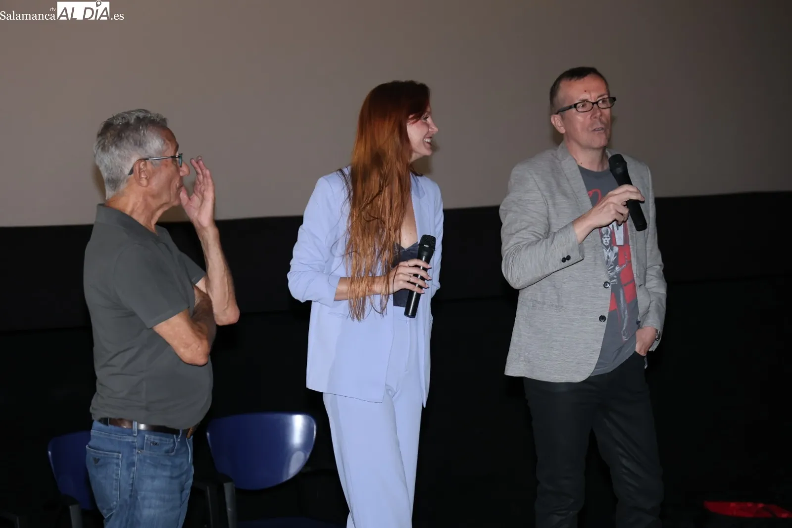 Foto 3 - El talento salmantino de Alba S&aacute;nchez Torremocha brilla en la presentaci&oacute;n de 'Los Futbol&iacute;simos 2'