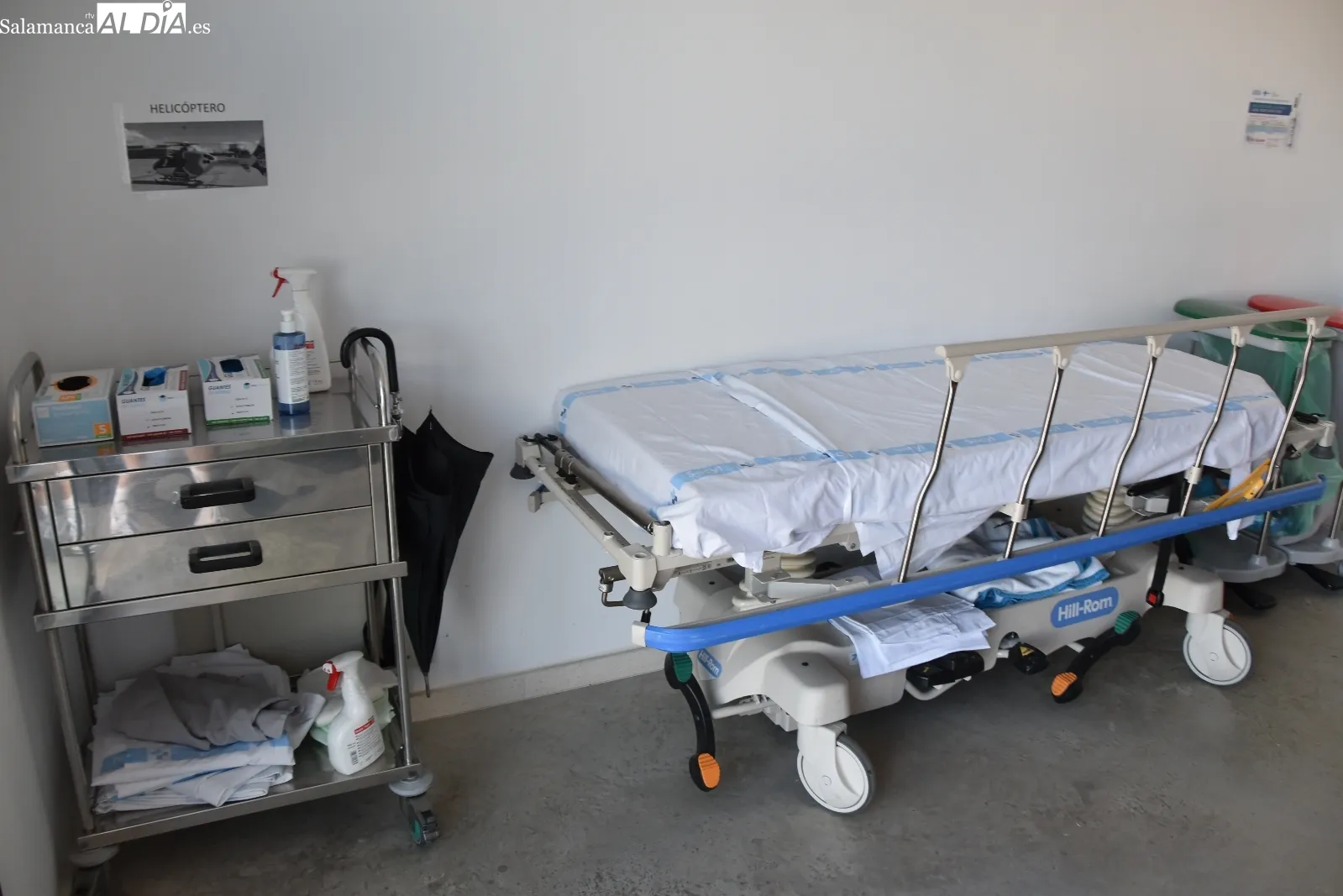 Rapidez y coordinación para salvar vidas: así es el protocolo del helipuerto que hay en el Hospital de Salamanca