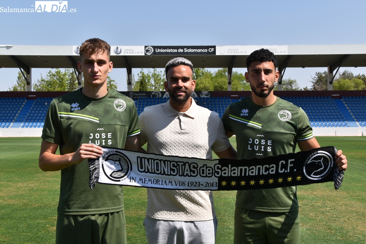 Unionistas presenta a sus nuevos fichajes: Marco y Pachón