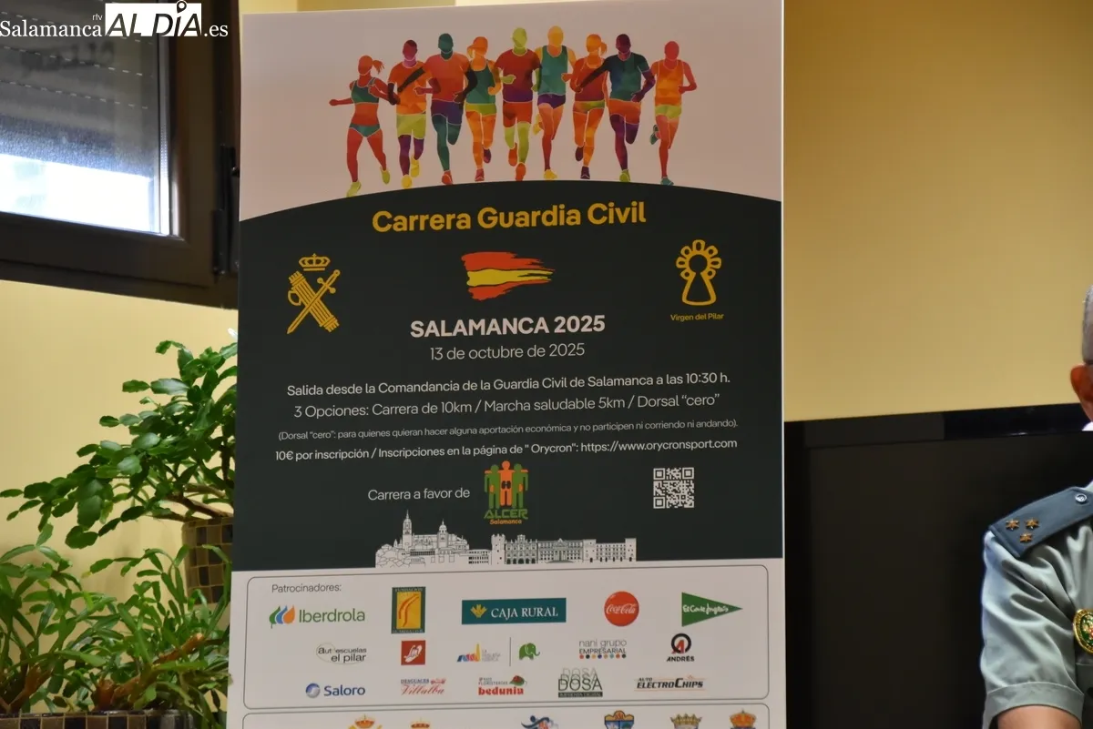 Presentación de la III Carrera Solidaria de la Guardia Civil en favor de ALCER. Fotos de Miguel González
