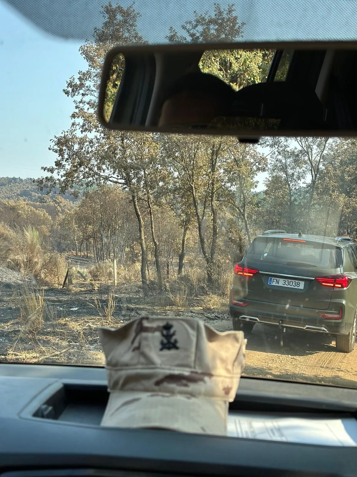 Despliegue de la Armada en Salamanca, Ávila y Cáceres por los incendios. Fotos @Defensagob