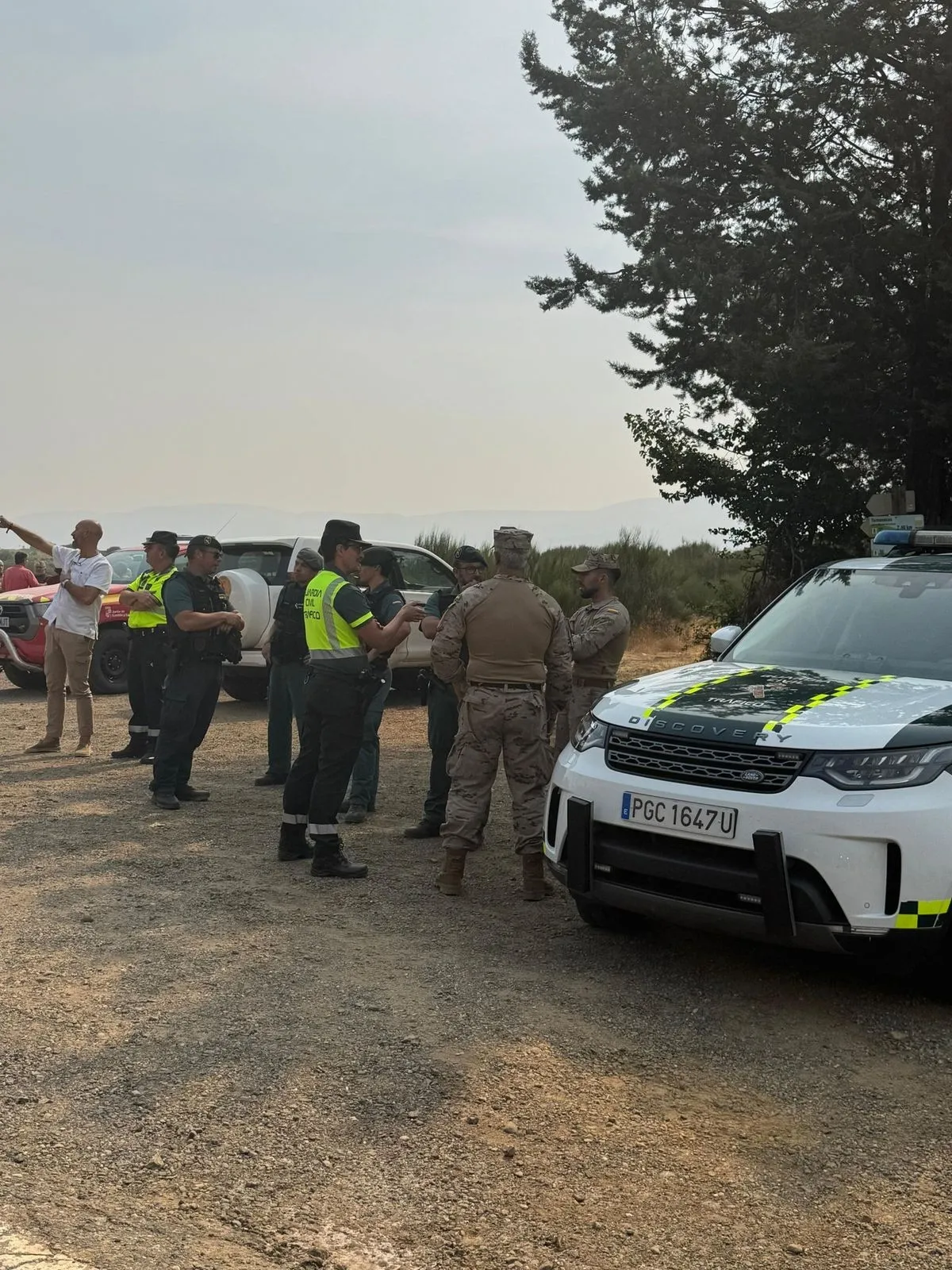 Despliegue de la Armada en Salamanca, Ávila y Cáceres por los incendios. Fotos @Defensagob