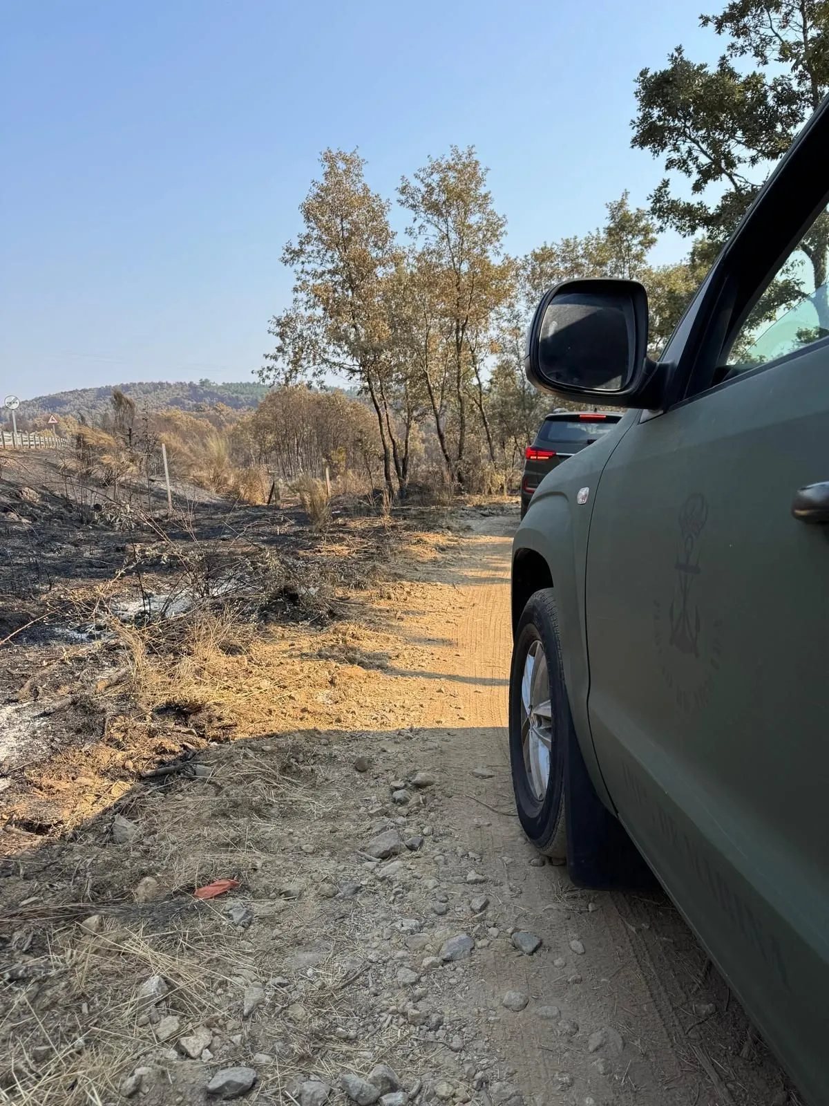 Despliegue de la Armada en Salamanca, Ávila y Cáceres por los incendios. Fotos @Defensagob