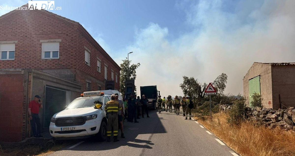 Salamanca pide declarar zona catastrófica el incendio Cipérez