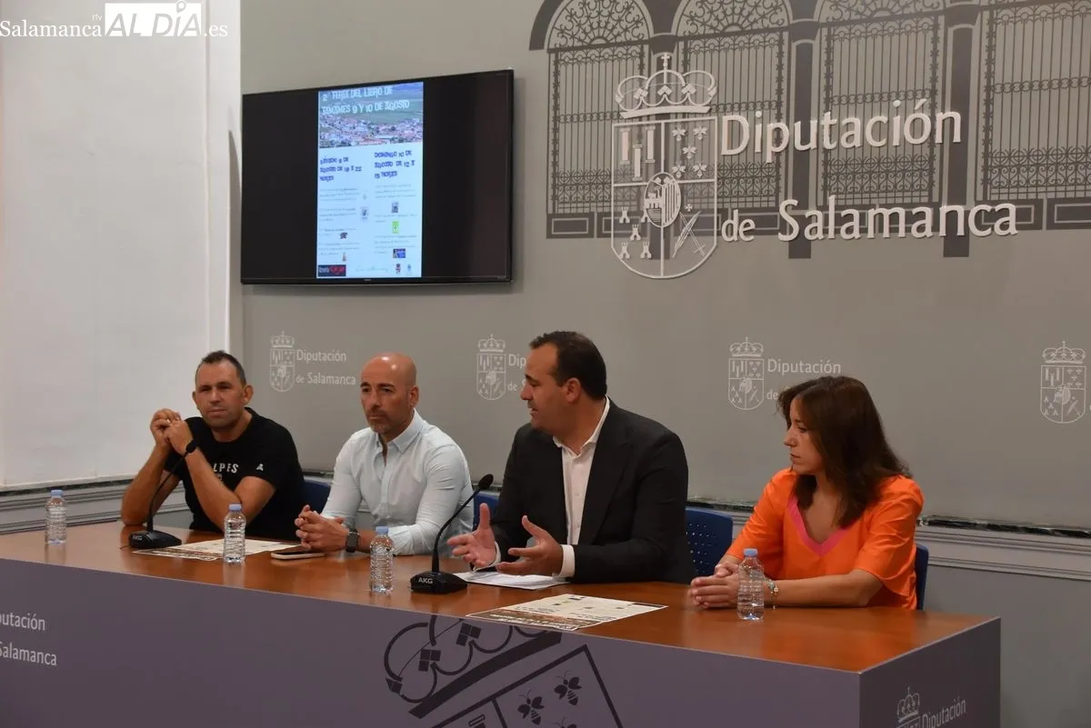 Presentación de la II Feria del Libro de Tamames. Fotos: Miguel González