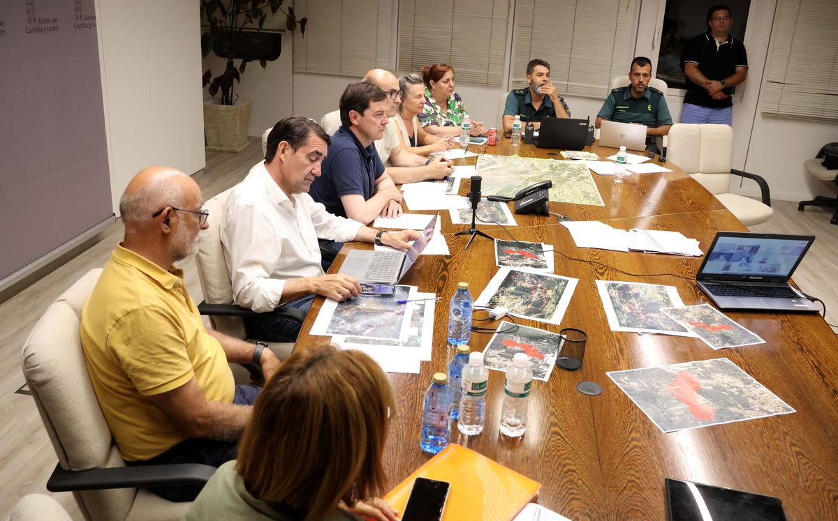 Mañueco anuncia la reconstrucción por los incendios en CyL