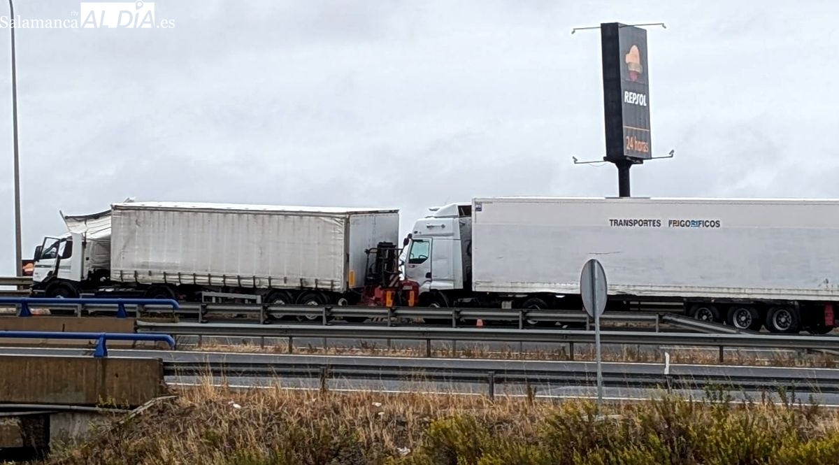 Accidente en la A-62 en Salamanca: un herido en una colisión