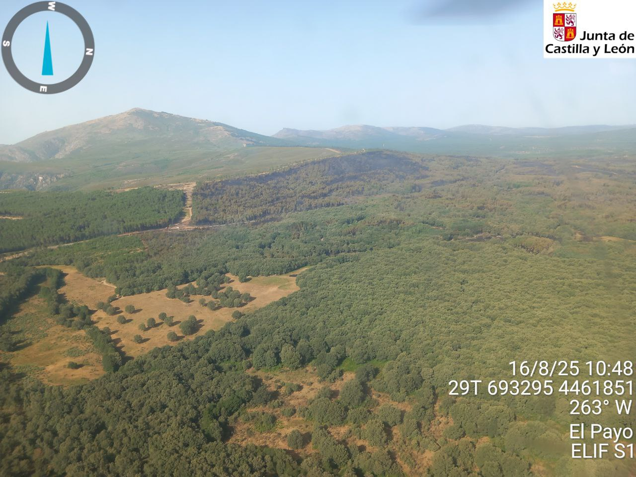 Baja a Índice 0 el incendio de El Payo mientras se declara otro en Navasfrías