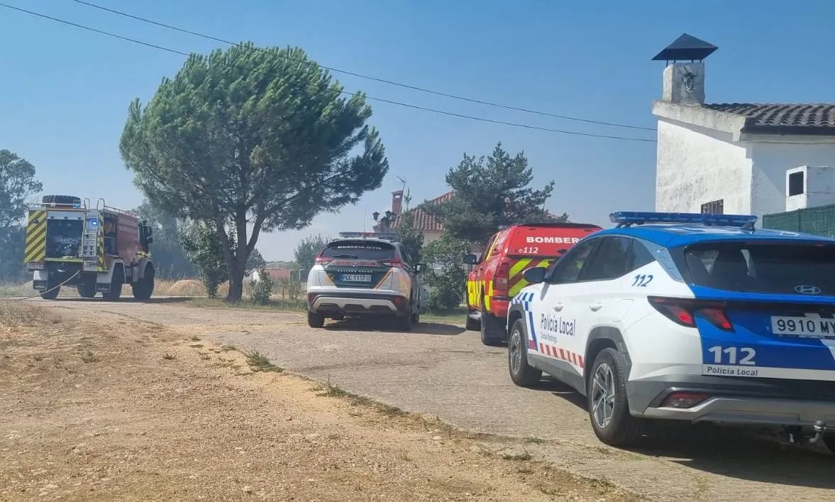 Foto 3 - Registrado un incendio forestal en la zona de las Huertas de Santa Cruz de Ciudad Rodrigo