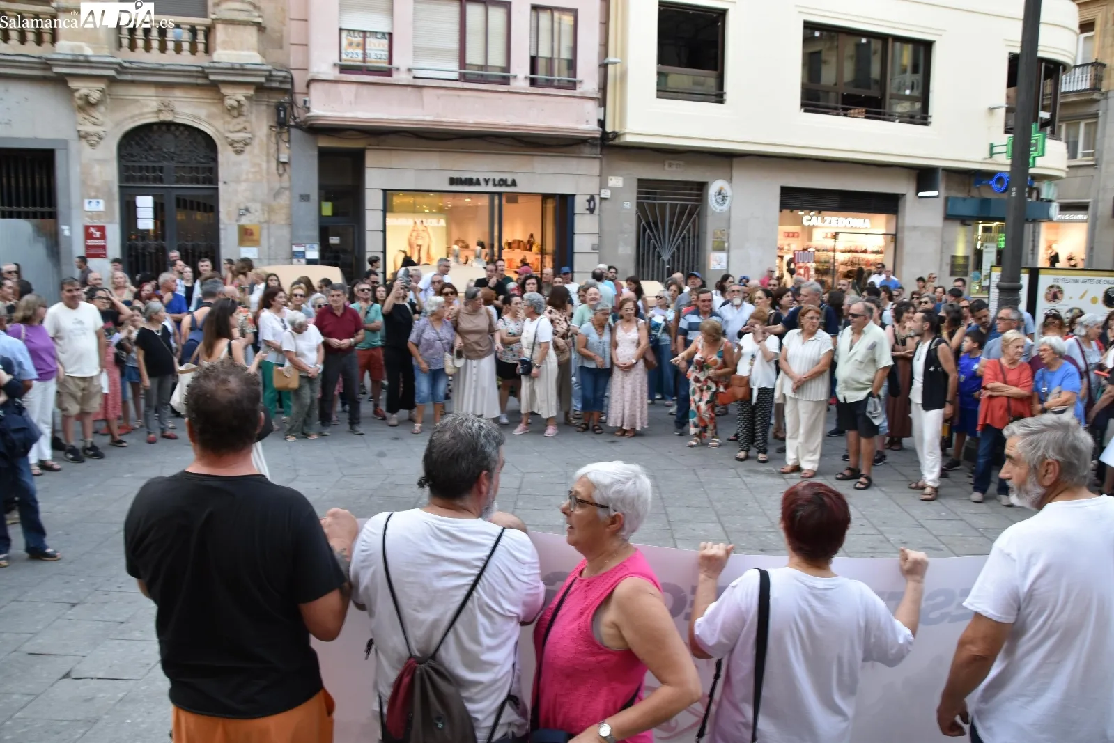 Manifestación en la Plaza del Liceo | FOTOS: Miguel González 