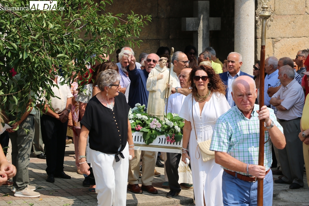 Actos religiosos y convite en honor a San Bernardo en Masueco de la Ribera