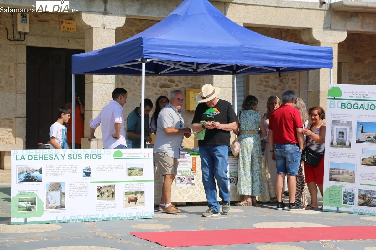 La Feria Agroalimentaria y de las Tradiciones de Bogajo adquiría esta edición cierto sabor taurino / CORRAL 
