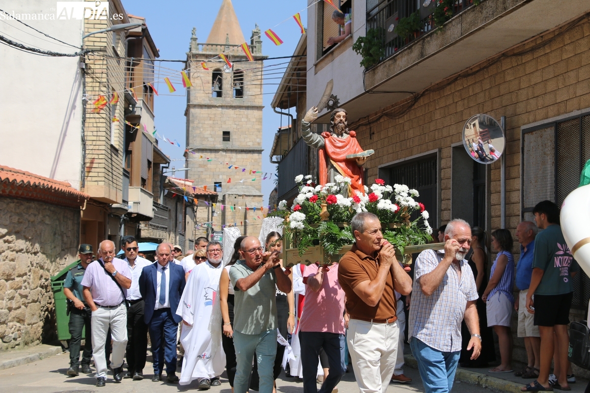 Fiestas de Aldeadávila 2025: procesión de San Bartolomé