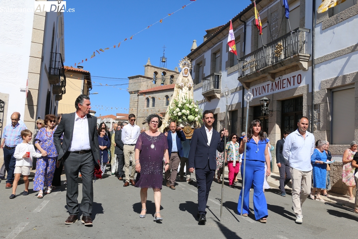 Las emociones desbordan el día grande de la Virgen de los Caballeros en Villavieja de Yeltes