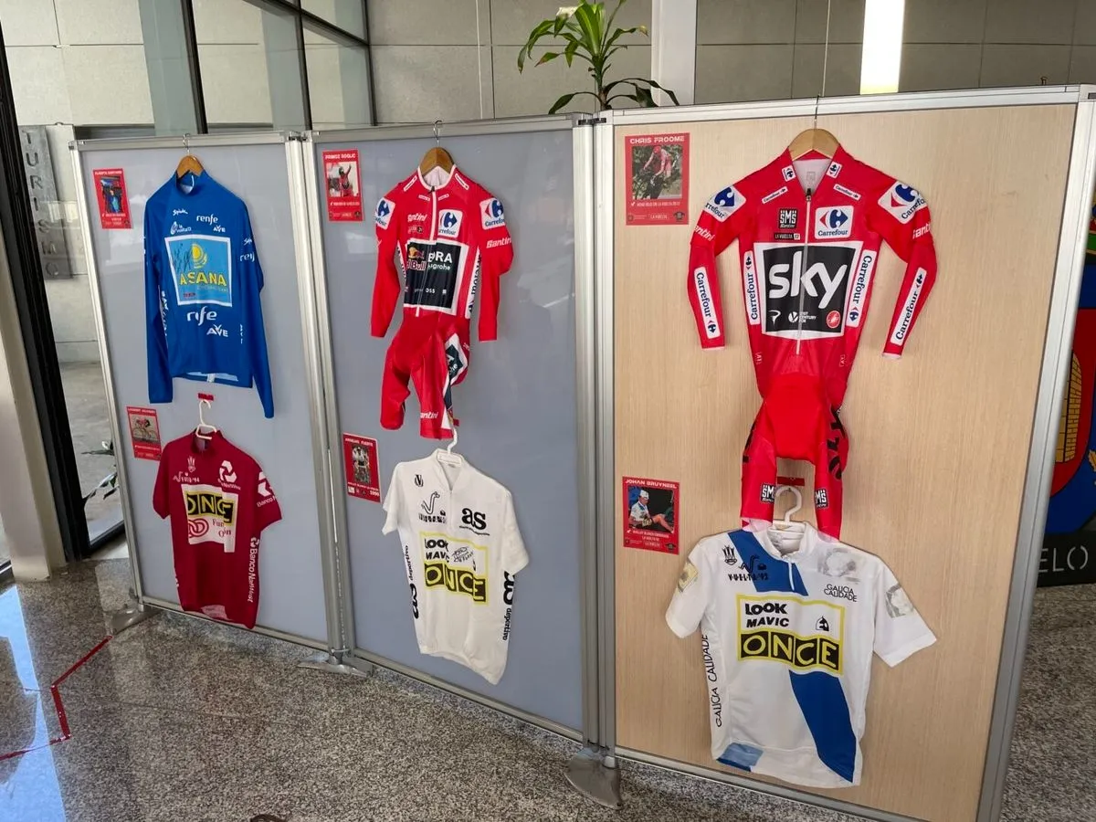 Inauguración de la exposición ‘Maillot La Vuelta’ en Guijuelo