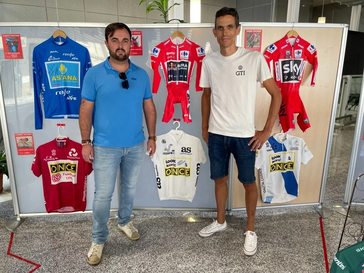 Inauguración de la exposición ‘Maillot La Vuelta’ en Guijuelo
