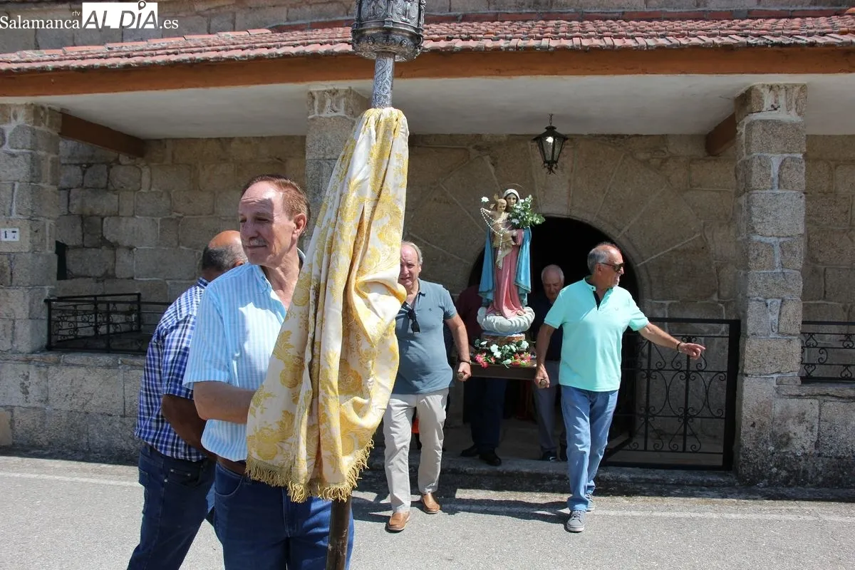Actos en honor a la Virgen en Cerezal de Peñahorcada