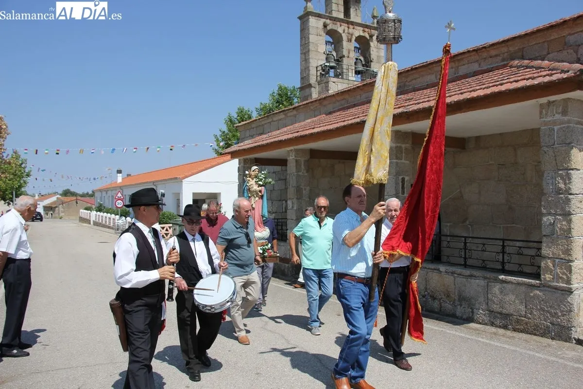 Actos en honor a la Virgen en Cerezal de Peñahorcada