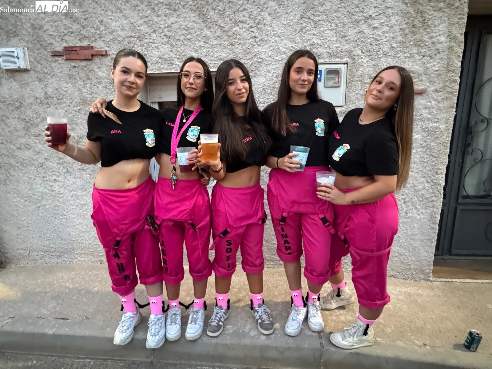 Desfile de peñas en Babilafuente
