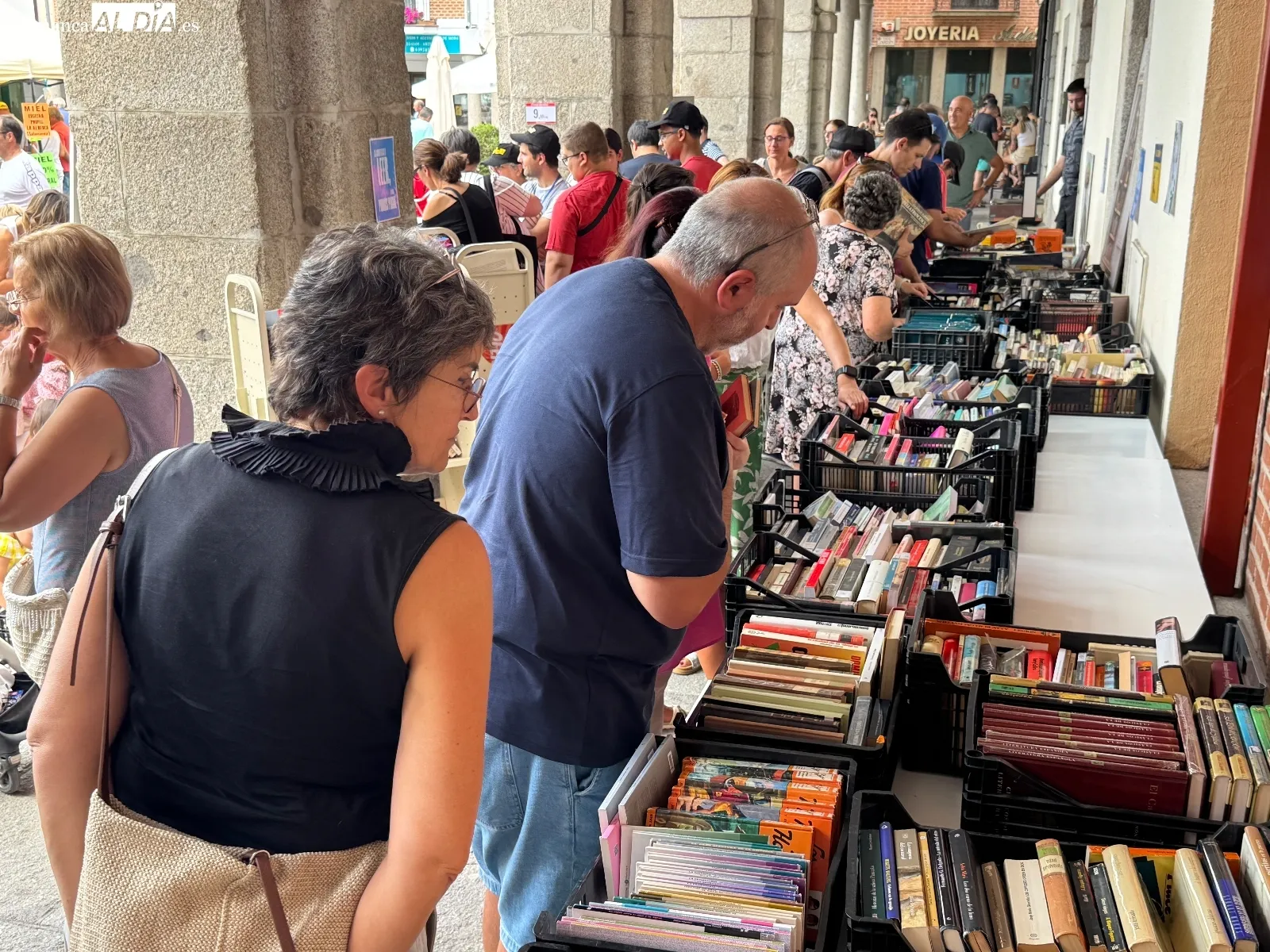 Foto 3 - Masiva afluencia al tradicional Mercadillo de Libros Olvidados 