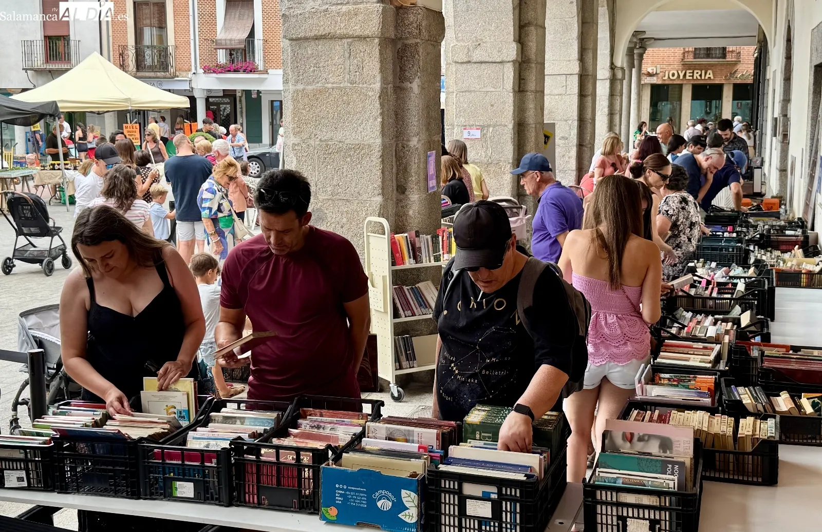 Foto 4 - Masiva afluencia al tradicional Mercadillo de Libros Olvidados 
