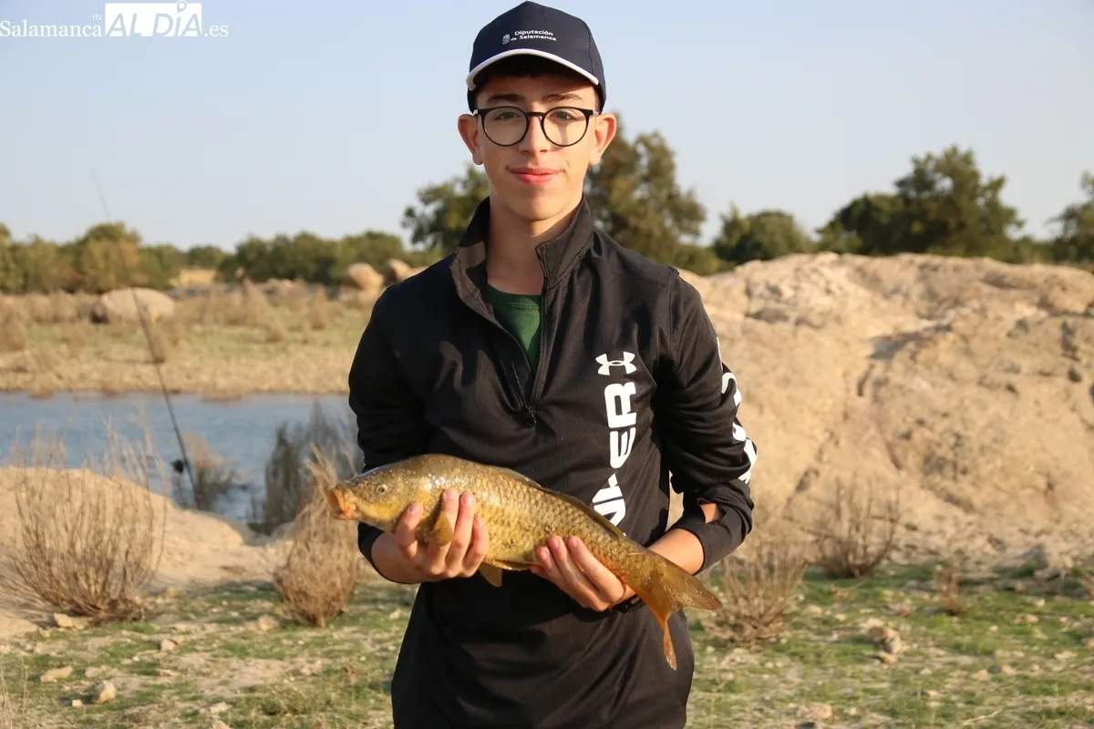 Ambiente de gran deportividad el que se respiró este domingo en el  XIV Encuentro de Pesca San Roque de la Asociación Bajo-Tormes / CORRAL 