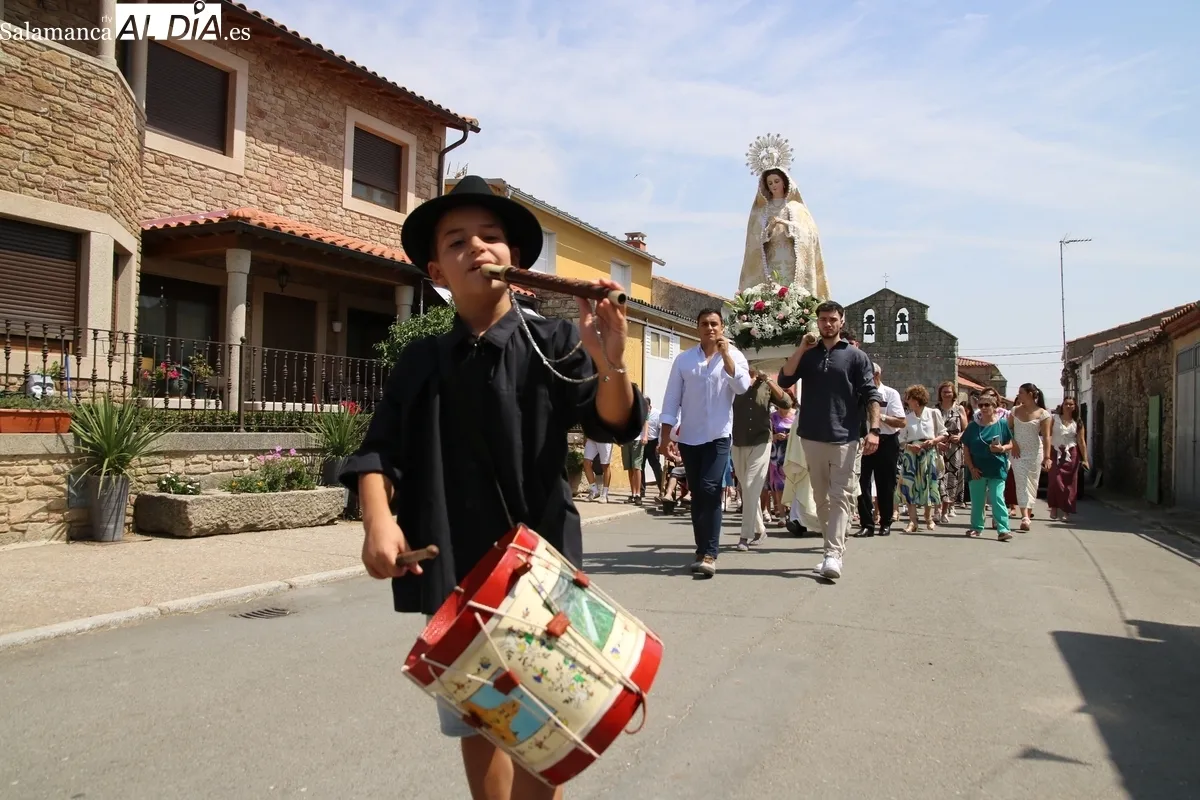 Procesión de la Virgen de las Nieves en Majuges este 5 de agosto / CORRAL