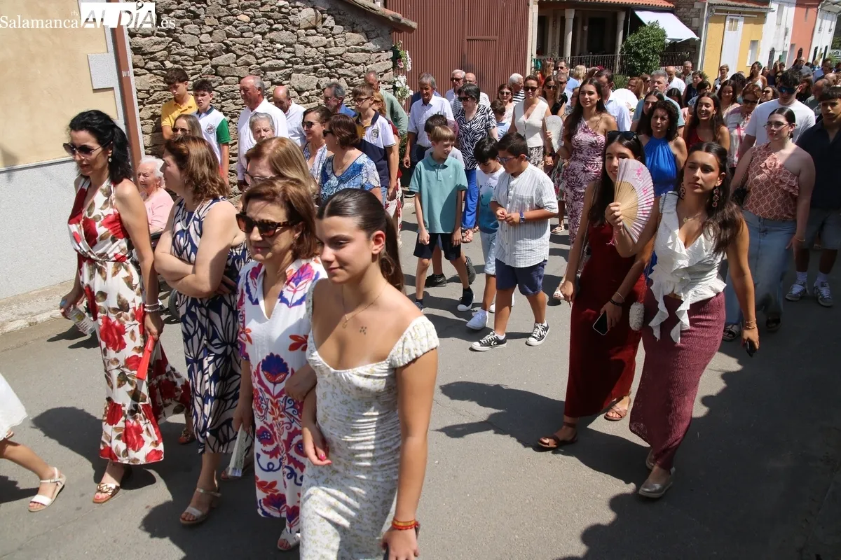 Procesión de la Virgen de las Nieves en Majuges este 5 de agosto / CORRAL