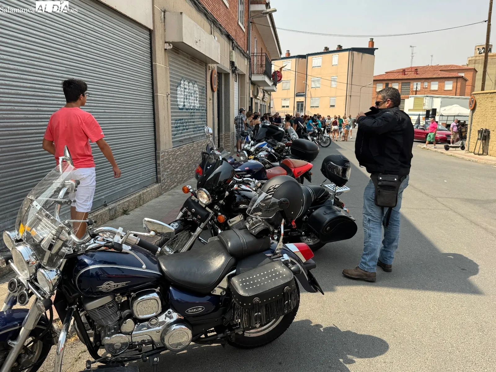 Foto 2 - Cerca de un centenar de moteros participa en el IX Biker Day Ciudad de Pe&ntilde;aranda